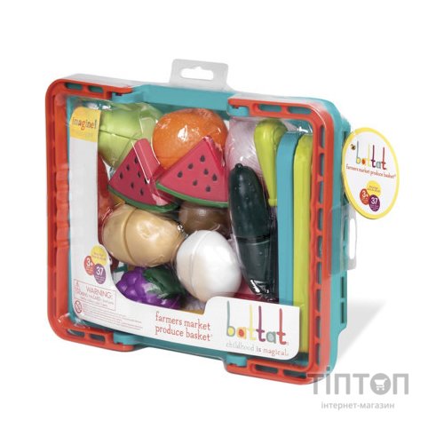 Ігровий набір Battat Для Двох- Овочі-Фрукти На Липучках (BT4743Z)