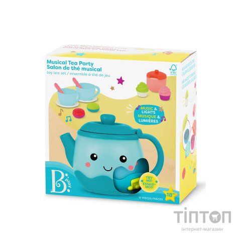 Ігровий набір Battat Музичне чаювання (17 предметів) (BX4522Z)