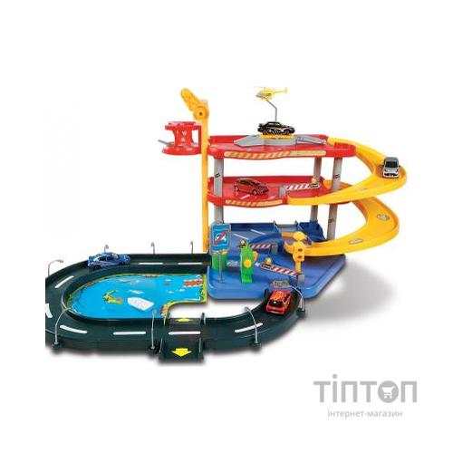 Ігровий набір Bburago Гараж (3 рівня, 2 машинки 1:43) (18-30025)