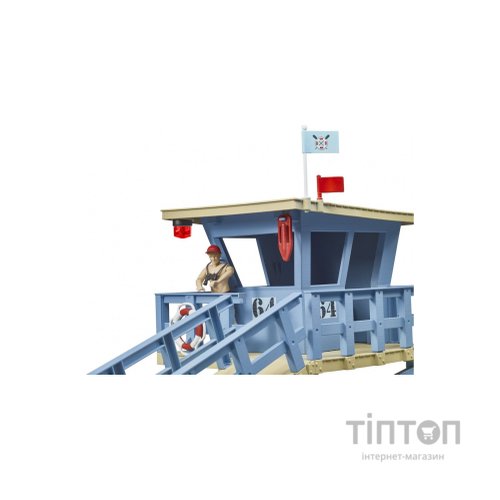 Ігровий набір Bruder Рятувальна водна станція з квадроциклом та скутером (62780)