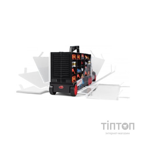 Ігровий набір Dickie Toys Трейлер перевізник авто, вантажівка з ручкою (3749023)