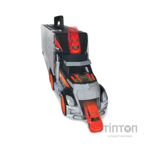 Ігровий набір Dickie Toys Трейлер перевізник авто, вантажівка з ручкою (3749023)