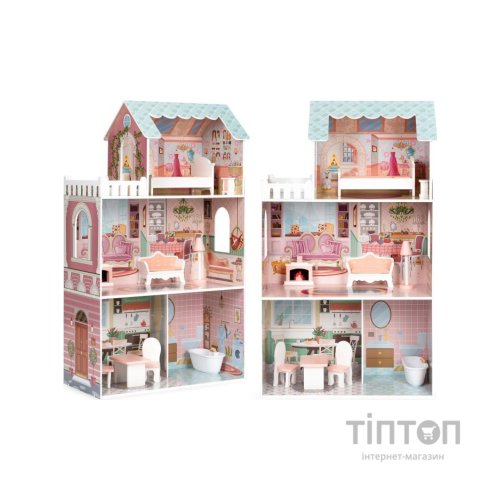 Ігровий набір Ecotoys Ляльковий будинок BIG Fresh Pink (D8112)