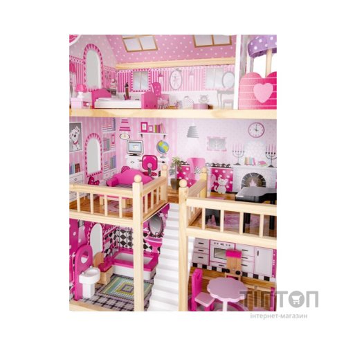 Ігровий набір Ecotoys Ляльковий будинок Residence з LED підсвіткою (HM006391)