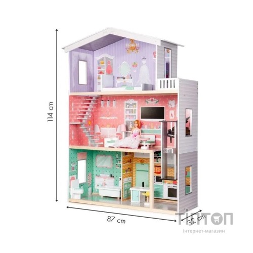 Ігровий набір Ecotoys Ляльковий будинок WOW (4128)