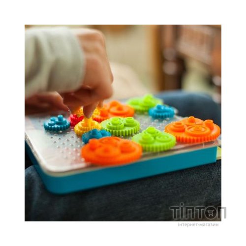 Ігровий набір Fat Brain Toys Різнокольорові Шестерінки Crankity (F140ML)