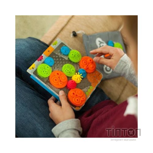 Ігровий набір Fat Brain Toys Різнокольорові Шестерінки Crankity (F140ML)
