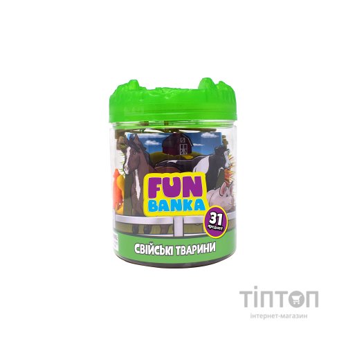 Ігровий набір Fun Banka Свійські тварини (320386-UA)