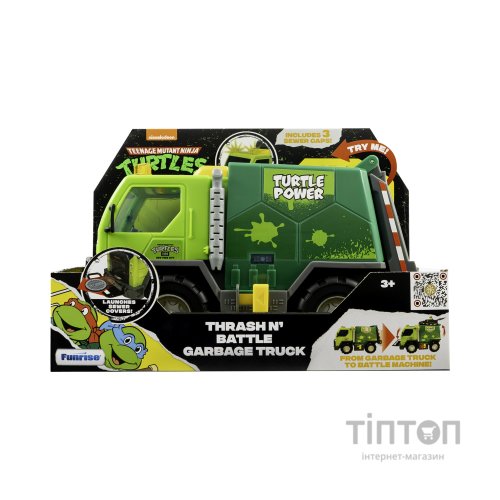 Ігровий набір Funrise TMNT Черепашки-Ніндзя класичні Бойовий сміттєвоз зі світлом та звуком (71045)