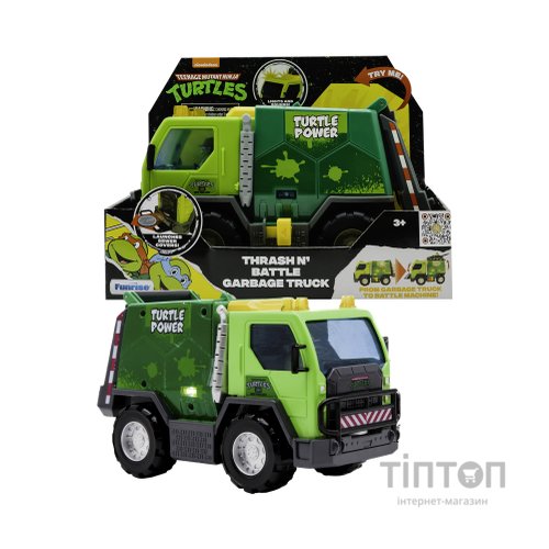 Ігровий набір Funrise TMNT Черепашки-Ніндзя класичні Бойовий сміттєвоз зі світлом та звуком (71045)