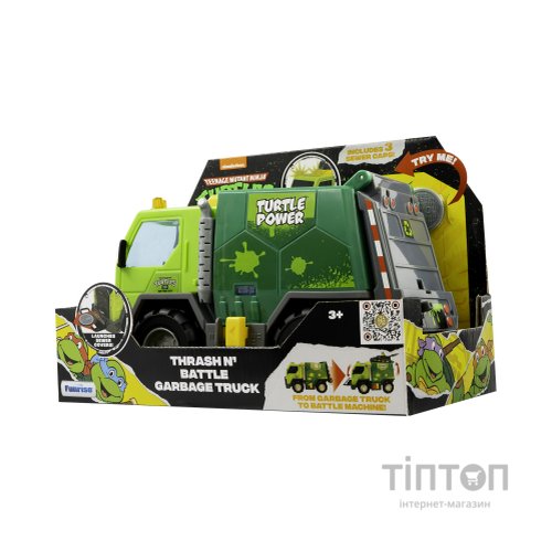 Ігровий набір Funrise TMNT Черепашки-Ніндзя класичні Бойовий сміттєвоз зі світлом та звуком (71045)
