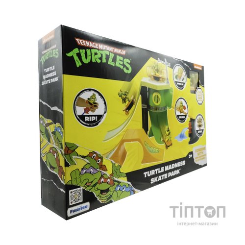 Ігровий набір Funrise TMNT Черепашки-ніндзя класичні Чумовий скейт-парк (71044)