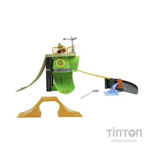 Ігровий набір Funrise TMNT Черепашки-ніндзя класичні Чумовий скейт-парк (71044)
