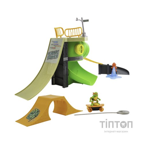 Ігровий набір Funrise TMNT Черепашки-ніндзя класичні Чумовий скейт-парк (71044)
