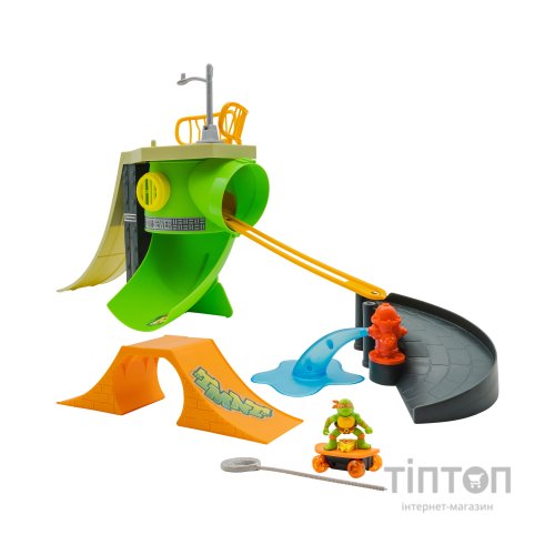 Ігровий набір Funrise TMNT Черепашки-ніндзя класичні Чумовий скейт-парк (71044)