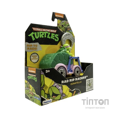 Ігровий набір Funrise TMNT Черепашки-ніндзя класичні Гонщик з лаунчером Донателло (71019)