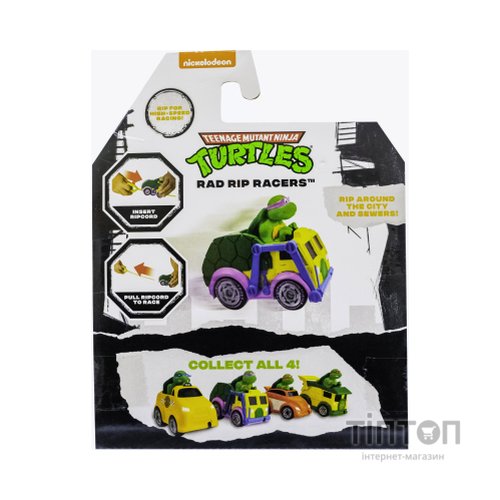 Ігровий набір Funrise TMNT Черепашки-ніндзя класичні Гонщик з лаунчером Донателло (71019)