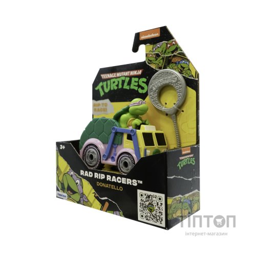 Ігровий набір Funrise TMNT Черепашки-ніндзя класичні Гонщик з лаунчером Донателло (71019)