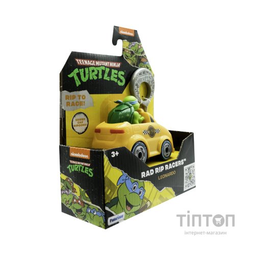 Ігровий набір Funrise TMNT Черепашки-ніндзя класичні Гонщик з лаунчером Леонардо (71017)