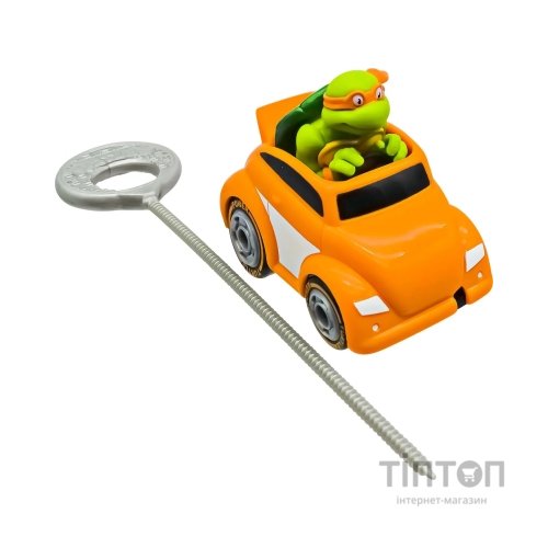 Ігровий набір Funrise TMNT Черепашки-ніндзя класичні Гонщик з лаунчером Мікеланджело (71018)