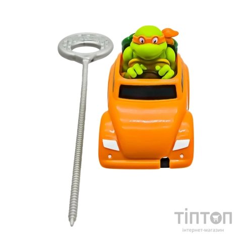 Ігровий набір Funrise TMNT Черепашки-ніндзя класичні Гонщик з лаунчером Мікеланджело (71018)