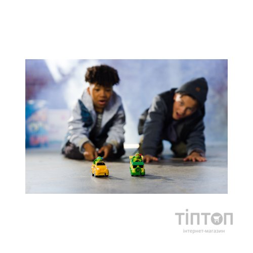 Ігровий набір Funrise TMNT Черепашки-ніндзя класичні Гонщик з лаунчером Мікеланджело (71018)