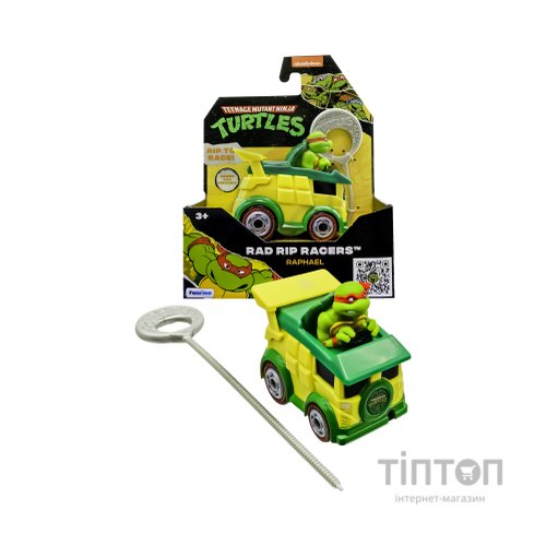 Ігровий набір Funrise TMNT Черепашки-ніндзя класичні Гонщик з лаунчером Рафаель (71020)