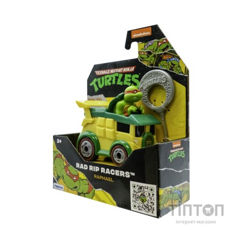 Ігровий набір Funrise TMNT Черепашки-ніндзя класичні Гонщик з лаунчером Рафаель (71020)