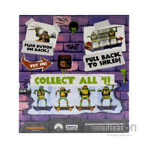 Ігровий набір Funrise TMNT Черепашки-ніндзя класичні Майстри бойових мистецтв Донателло movie star 2023 (71057)