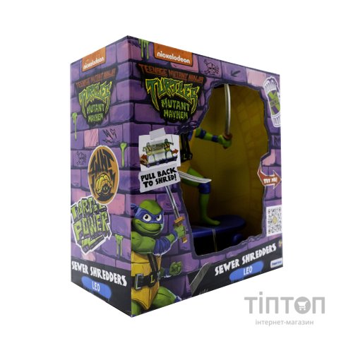Ігровий набір Funrise TMNT Черепашки-ніндзя класичні Майстри бойових мистецтв Леонардо movie star 2023 (71059)