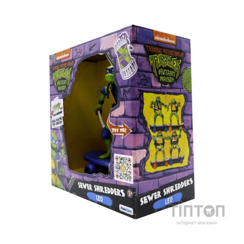 Ігровий набір Funrise TMNT Черепашки-ніндзя класичні Майстри бойових мистецтв Леонардо movie star 2023 (71059)