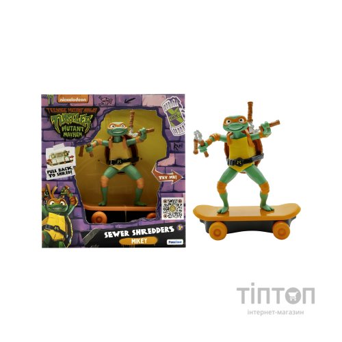 Ігровий набір Funrise TMNT Черепашки-ніндзя класичні Майстри бойових мистецтв Мікеланджело movie star 2023 (71058)