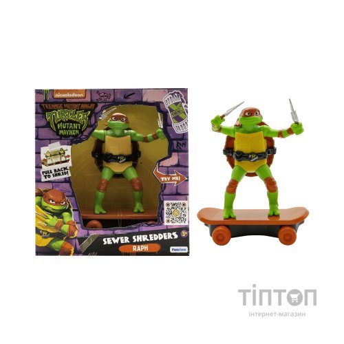 Ігровий набір Funrise TMNT Черепашки-ніндзя класичні Майстри бойових мистецтв Рафаель movie star 2023 (71056)