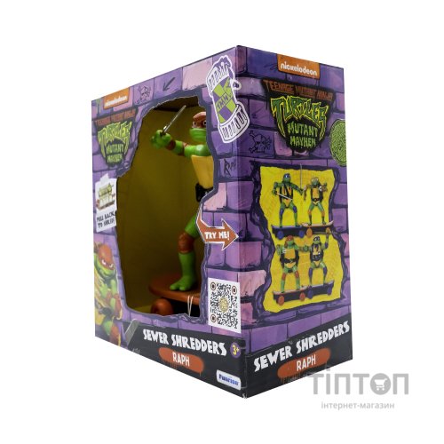 Ігровий набір Funrise TMNT Черепашки-ніндзя класичні Майстри бойових мистецтв Рафаель movie star 2023 (71056)