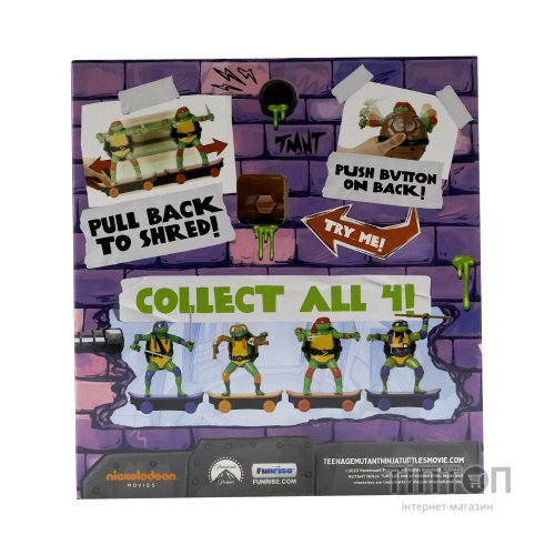 Ігровий набір Funrise TMNT Черепашки-ніндзя класичні Майстри бойових мистецтв Рафаель movie star 2023 (71056)