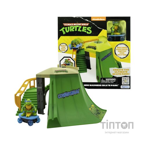Ігровий набір Funrise TMNT Черепашки-ніндзя класичні міні Скейт-парк (71053)