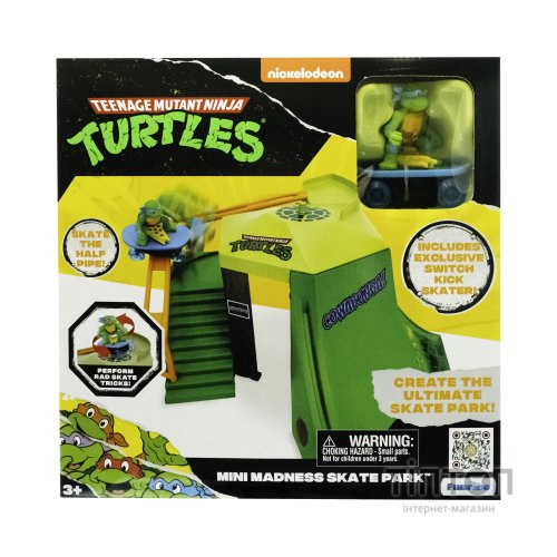 Ігровий набір Funrise TMNT Черепашки-ніндзя класичні міні Скейт-парк (71053)