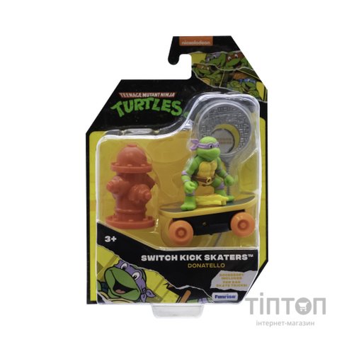 Ігровий набір Funrise TMNT Черепашки-ніндзя класичні Скейтбордист з лаунчером Донателло (71042)