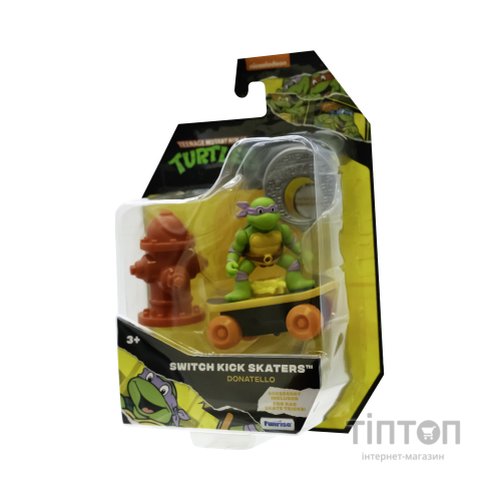 Ігровий набір Funrise TMNT Черепашки-ніндзя класичні Скейтбордист з лаунчером Донателло (71042)