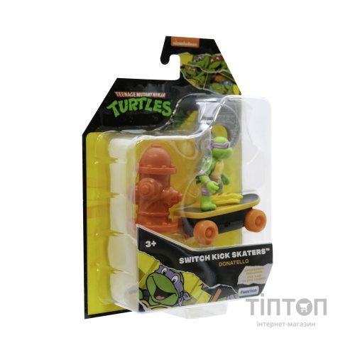 Ігровий набір Funrise TMNT Черепашки-ніндзя класичні Скейтбордист з лаунчером Донателло (71042)