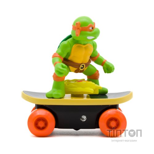 Ігровий набір Funrise TMNT Черепашки-ніндзя класичні Скейтбордист з лаунчером Мікеланджело (71041)