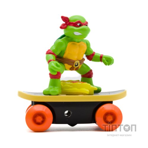 Ігровий набір Funrise TMNT Черепашки-ніндзя класичні Скейтбордист з лаунчером Рафаель (71043)