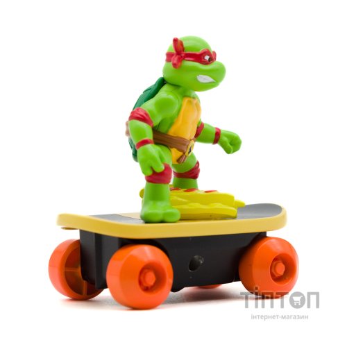 Ігровий набір Funrise TMNT Черепашки-ніндзя класичні Скейтбордист з лаунчером Рафаель (71043)