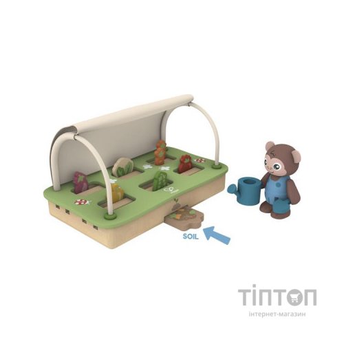 Ігровий набір Hape дерев'яний Органічна теплиця (E3416)