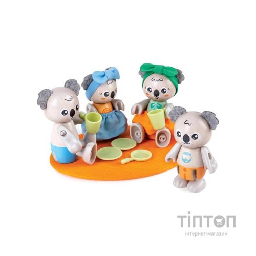 Ігровий набір Hape дерев'яний Сім'я коал (E3528)