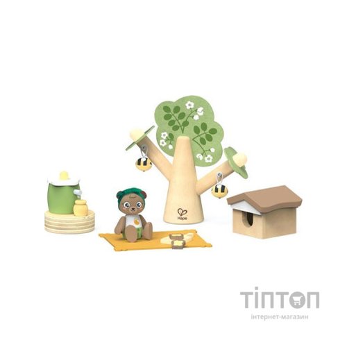 Ігровий набір Hape дерев'яний Ведмедик і бджоли (E3415)