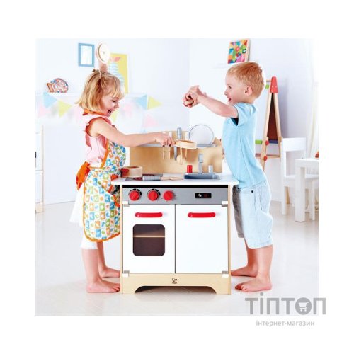 Ігровий набір Hape Дитяча кухня з дерева білий (E3152)