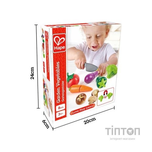 Ігровий набір Hape продукти Овочі (E3161)