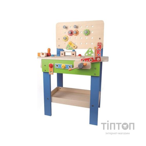 Ігровий набір Hape станок з інструментами Верстак майстра (E3000)