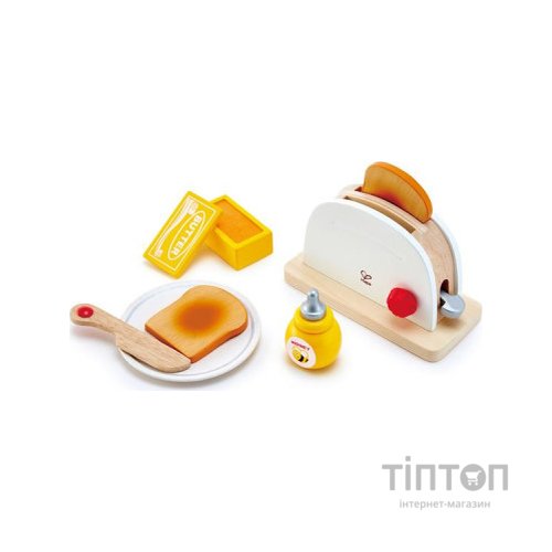 Ігровий набір Hape тостер з дерева (E3148)